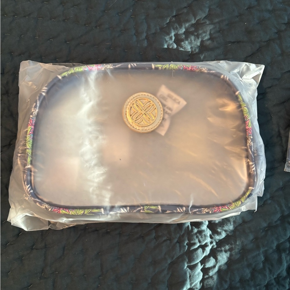 Lilly Pulitzer Clear Floral Belt Bag and Card Holder